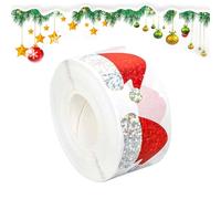 Christmas Labels Christmas Hat 500 Pieces Adhesive Packaging