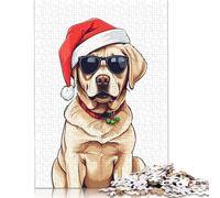 Christmas Labrador Puzzle for Adults 1000 Pieces Puzzle Adult Jigsaw Puzzle Brain Teaser Game 1000pcs (75x50cm)