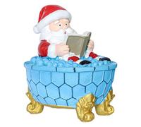 Christmas Lamp - 4.72 Inches Cute LED Light for Festive Ambiance, Santa Claus with Soft Glow Design, Night Lights for Bedside, Living Room, Table, Shelf, Nursery, School, Dorm, Holiday Decoration