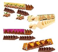 Christmas Large Chocolate Bars Collections 360g - Fruit & Nut,Golden Caramel,Milk,Orange Twist Milk Chocolate Bars - tbl (Random Mixed Chocolate Bars 360g)
