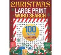 Christmas Large Print Word Search: Incredible 100 Winter & Holiday Themed Puzzles for Adults. Great Gift (❄️ winter edition ❄️)