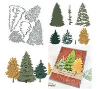 Christmas Layers Trees Metal Die Cuts,Christmas Tree Leaf Cutting Dies Cut Stencils for DIY Embossing Photo Decorative Paper Dies Scrapbooking Card Making