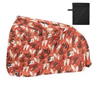 Christmas Leaves Red Covers for Bike Waterproof Outdoor Mountain Bike Cover Bikes Accessories