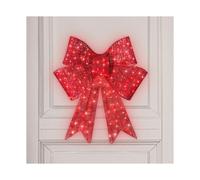 Christmas Led Bow Lighted Garland Door Hanging Decoration Celebrations For Holiday