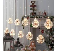 Christmas LED Curtain Lights Light LED Wishing Lantern Clear Wire Smart Controller for Bedroom Indoor Wedding Festival Decor