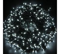 400 Cool White LEDs Multifunction Timer Outdoor String Fairy Lights 40M