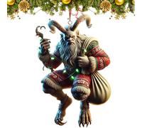Christmas Legend Ornaments, Flat Festival Pendant for Holiday Decor, Indoor and Outdoor Car Charm, Legendary Christmas Pendant for Home and Seasonal Festive Celebrations Indoor and Outdoor