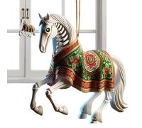 Christmas Legend Ornaments, Flat Festival Pendant for Holiday Decor, Indoor and Outdoor Car Charm, Legendary Christmas Pendant for Home and Seasonal Festive Celebrations Indoor and Outdoor