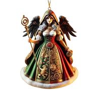 Christmas Legend Ornaments, Flat Festival Pendant for Holiday Decor, Indoor and Outdoor Car Charm, Legendary Christmas Pendant for Home and Seasonal Festive Celebrations Indoor and Outdoor