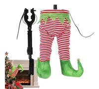 Christmas Legs, Christmas Fake Leg Decorative, Moving Santa Legs For Christmas Tree, Christmas Tree Decoration Shaking Feet, Animated Legs Decoration