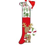 Christmas Letter Ornaments,Personalized Alphabet Decor for Tree, Holiday Home Decorations - Merry Xmas Initial Hanging Pendants (J)