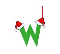 Christmas Letter Ornaments Wooden 26 Alphabet Hanging Christmas Tree Decorations Indoor Personalized Initial A To Z Pendant Funny Xmas Baubles Holiday Party Room Decor Tree Topper Diy Craft Gifts