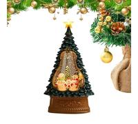 Christmas Light Ball - USB Musical 6 Hour Timer - Santa Snow Globe Light, for Fireplace, Dining Room, Shelf, Bedroom, Window Sill, Teenage Friends