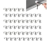 Christmas Light Clips | Metal Reusable Hooks | Seasonal Rope Gutter Hooks - LED Strip Banner Sign Cable Decoration Halloween Wedding Party Events Roof Garden