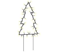 Christmas Light Decorations Stake Light with Spikes Tree Decor 50 LEDs vidaXL
