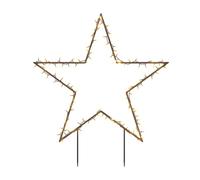 Christmas Light Decorations Xmas Stake Light with Spikes Star 50 LEDs vidaXL [EEK: Unknown]