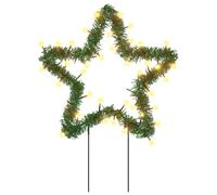 Christmas Light Decorations Xmas Stake Light with Spikes Star 50 LEDs vidaXL [EEK: Unknown]