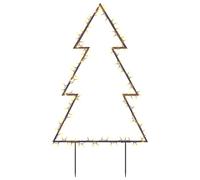 Christmas Light Decorations Xmas Stake Light with Spikes Tree 50 LEDs vidaXL