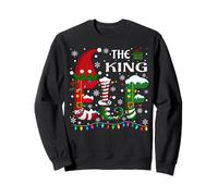 Christmas Light Family Matching Pajamas King Elf Xmas Sweatshirt
