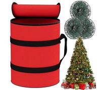 Christmas Light Storage Bag - Sturdy Oxford Material, Durable Zipper, Spacious Organiser, Reinforced Handle Design | for Storing Packing Lights, Loft Organ