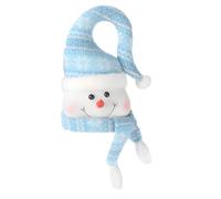 Christmas Lighted Snowman Door Decors Sturdy Fabric Materials Easy Hanging Design For Holiday Homes Shop Display User Friendly Fabric Snowman Ornament