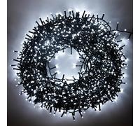SHATCHI 500LEDs Christmas Tree Compact Cluster Fairy Lights Multifunction 8 Light Modes, Timer Green Cable Indoor/Outdoor Low Voltage Holiday Home Decorations