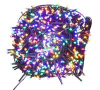 VFM - Christmas Lights 800 LED 20m Xmas Tree Lights - Fairy Lights - Festive Bright String Xmas Tree Wedding Fairy Lighting Indoor & Outdoor Mains Operated Multi Function Control Multi-Coloured