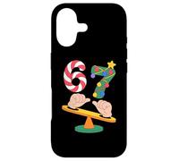 Christmas Lights Candy Cane 67 Birthday Fun Case for iPhone 17