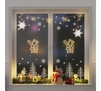 (Santa) vidaXL Christmas Lights Christmas Decoration Fairy Light 2 pcs Warm White