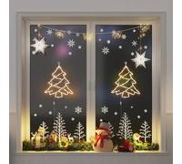 (Tree) vidaXL Christmas Lights Christmas Decoration Fairy Light 2 pcs Warm White