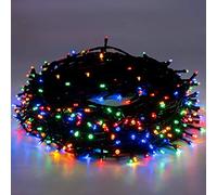 Christmas Lights Colorful - 25m/82ft 220 LEDs Memory Function 8 Modes End to End Plug in Expandable Waterproof Outdoor Indoor Fairy String Lights for Xmas Tree Home/Party/Garden/Fence - Mutli-Color