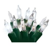 Christmas Lights Extravaganza, Timeless Warm White Incandescent Mini String Lights for Effortless Decor, Durable & Waterproof for All-Weather Use, UL
