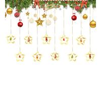 Christmas Lights for Window 8-Mode Remote Flickering String Lamp | Party Atmosphere Window Lights for Party Home Fence Bedroom Living Room Apartment Dormitory Indoor Outdoor Star