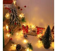 Christmas Lights Indoor 6.56ft Red Berry Pine Cone Decorations with 20 LED | Light up Christmas Garland for Indoor Outdoor Home Holiday Party Patio Bedroom Garden