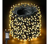Christmas Lights Outdoor Decorations,BOLWEO 40M 400LED Mains Powered Christmas Tree Lights with Waterproof Timer Fairy String Lights Plug in for Indoor & Outdoor Xmas Bedroom Garden Wedding,Warm White