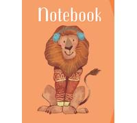Christmas Lion Notebook: Cute Orange Mini Pocket Notebook Journal that is "4.5 x 6" in Size, The Perfect Stocking Stuffer Gift for Kids, Teens and Adults Who Love Lions
