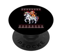 Christmas Lion Unicorn Sunglasses Lions PopSockets Adhesive PopGrip
