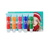 Christmas Lip Balm Gift Set, Winter Lip Moisturizer for Dry Chapped Lips,Nourishing Lip Care Stick,Nourishing Repair Christmas Lips Care Mask for Women Men Teen Girls ，1Set
