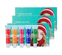Christmas Lip Balm Gift Set, Winter Lip Moisturizer for Dry Chapped Lips,Nourishing Lip Care Stick,Nourishing Repair Christmas Lips Care Mask for Women Men Teen Girls ，3Set