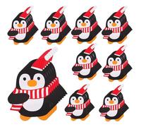 Christmas Lollipop Holders - 50pcs Greeting Cards Sugar | Loaf Package Card | Holder Cards Christmas Lollipop Holder SVG Christmas | Christmas Lollipop Wrapping Exchange Cards for Candies, Cakes