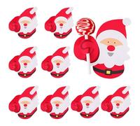 Christmas Lollipop Holders - 50pcs Greeting Cards Sugar | Loaf Package Card | Holder Cards Christmas Lollipop Holder SVG Christmas | Christmas Lollipop Wrapping Exchange Cards for Candies, Cakes
