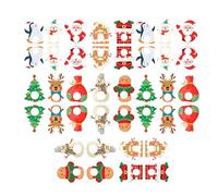 Christmas Lollipop Paper Cards | Christmas Santa Claus Lollipop Paper Cards | Decorative Party Supplies for Sugar-Loaf Chocolate Winter Home Event Classroom Birthday Wedding Holiday