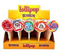 CHRISTMAS LOLLIPOPS 50 x 30g LARGE FRUITY LOLLIES - HALAL, VEGAN PARTY BAG SWEETS GIFTS