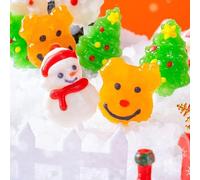 Christmas Lollipops,Hard Candies,Desserts,Festival Gifts,Cute Candies,Pastries,Sweets,Snack Foods,Lollipops,Confectionery,Delicious Chinese Snack Gifts,Fruit & Chewy (24 PCS)
