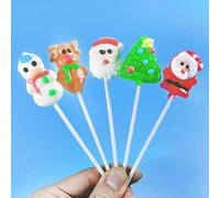 Christmas Lollipops,Hard Candies,Desserts,Festival Gifts,Cute Candies,Pastries,Sweets,Snack Foods,Lollipops,Confectionery,Delicious Chinese Snack Gifts (24pcs)
