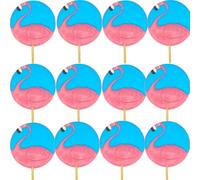 Christmas Lolly Flamingo 90g - Fruit Flavoured Flamingo Shaped Lollipop on a Stick - Fun Novelty Candy for Kids, Gifts & Party Favours (12 x Lolly)