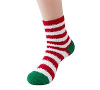 Christmas Long Socks For Women Cozy Christmas Socks Ladies Wool Socks Size 4-7 White Walking Sock Socks 2024 Fuzzy Thermal Socks Non Slip Socks Christmas Stocking Fillers Adult