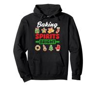 Christmas, Love, and Baking - Sweet Holiday Vibes Pullover Hoodie