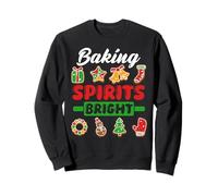Christmas, Love, and Baking - Sweet Holiday Vibes Sweatshirt