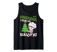 Christmas, Love, and Baking - Sweet Holiday Vibes Tank Top